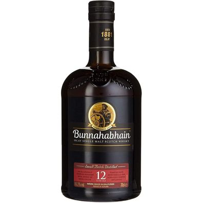 Bunnahabhain Islay Single Malt Scotch Whisky 12 Jahre gereift 700ml
