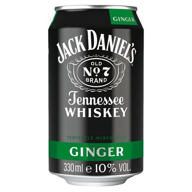 Jack Daniels & Ginger 10%