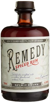 Remedy Spiced Rum ein feiner Blend aus karibischen Rums 700ml