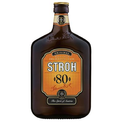 Stroh 80 Austria Inländer Rum mit dem typisch blumigen Geschmack 500ml