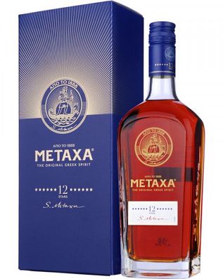 Metaxa Brandy The original greek spirit 12 Sterne Weinbrand 700ml, 40% Vol.