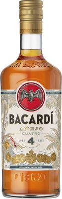 Bacardi Rum 4 Anejo 40 % Vol.