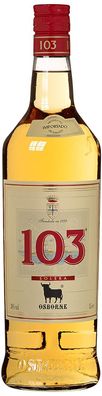Osborne 103 Etiqueta Blanca Brandy spanischer Sherry 1000 ml
