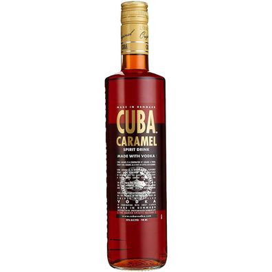 Cuba Caramel Vodka Spirit Drink Made in Denmark 30 Prozent 700ml
