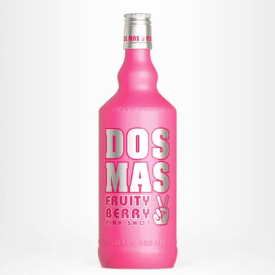 Dos Mas Pink Shot fruity Berry Beerenlikör mit Vodka verfeinert 700ml