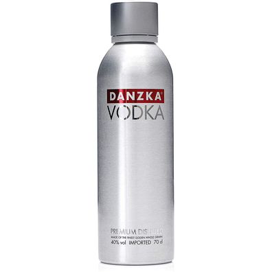 Danzka Vodka Premium Destilled Premium Vodka in Aluminiumflasche 700ml
