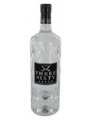 Three Sixty Vodka 4-fache Destillation 700ml Alkoholgehalt 37,5%