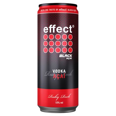 Effect Black Acai und Vodka schmeckt fruchtig nach Beere 330ml