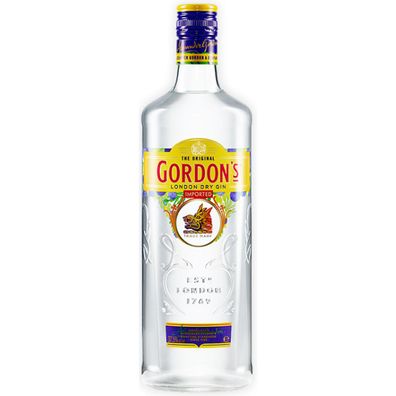 Gordons London Dry Gin Wachholder Zitrus Koriander Note 700ml