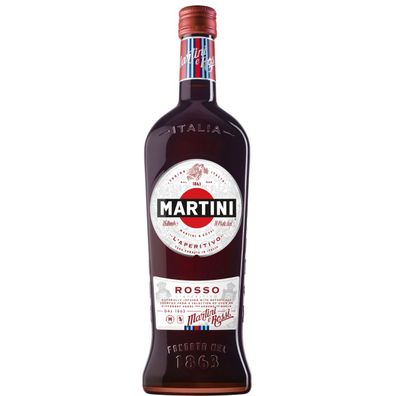 Martini Rosso Wermut ein köstlich süßer weinhaltiger Aperitif 750ml