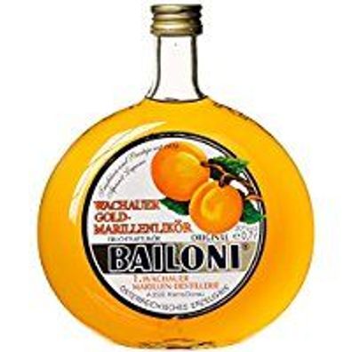 Bailoni Wachauer Gold Marillenlikör mit frischem Fruchtsaftlikör 700ml