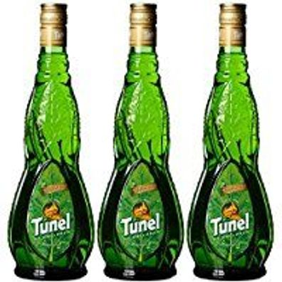 Hierbas Tunel de Mallorca Mezcladas Likör aus Kräutern 700ml 3er Pack