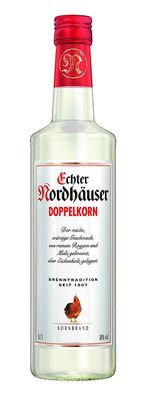 Echter Nordhäuser Doppelkorn Kornbrand Tradition seid 1507 700ml