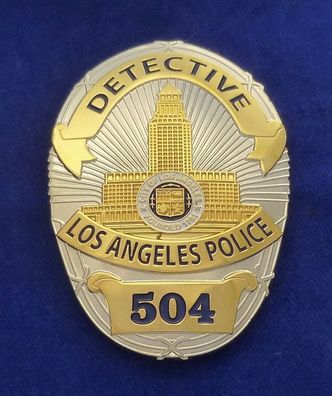 LAPD Detective Badge (S6) # US police badge / Polizeimarke #1
