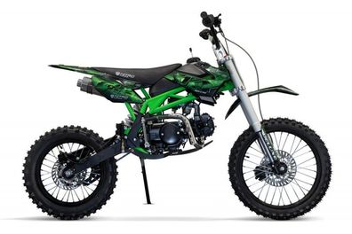 Sky Dirtbike 17|14 Zoll Deluxe 125ccm Crossbike Pitbike Enduro Motocross Offroad