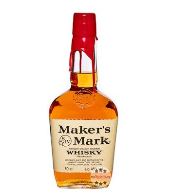 Maker's Mark Whisky Kentucky Straight Bourbon 0,7l (45 % vol, 0,7 Liter) (45 % vol, h