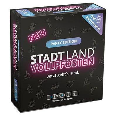 Stadt Land Vollpfosten - Das Kartenspiel – Party Edition