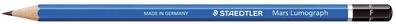 Staedtler® 100-5B Bleistift Mars® Lumograph® - 5B, blau