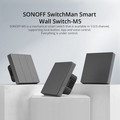 Sonoff M5 Switch WiFi Licht- Schalter Smart Home, M5-1C-86, M5-2C-86, M5-3C-86