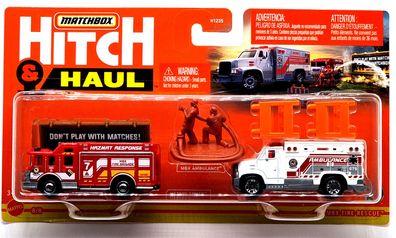 Matchbox Hitch & Haul LKW Car Auto / Serie MBX Fire Rescue