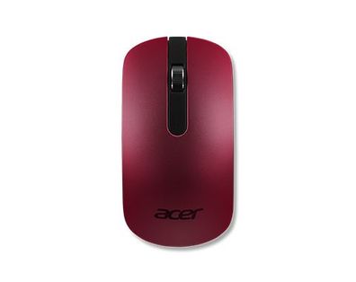 Acer Maus - Wireless Slim Optical Mouse * rot*