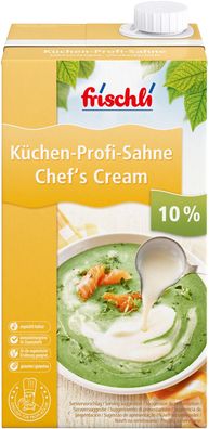 Frischli Küchen-Profi-Sahne 10 % optimal für Saucen und Suppen 1000g