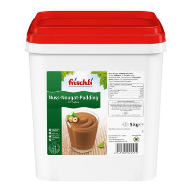 Frischli Nuss-Nougat Pudding mit Sahne schmeckt wie selbstgemacht 5000g