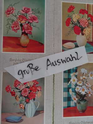 alte Postkarte AK Germany Blumen zum Namenstag & neutral nr 82 / 820