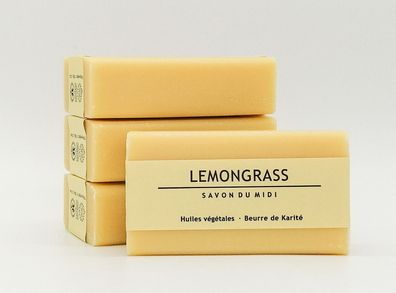Savon du Midi Seife mit Karité-Butter Lemongrass französische Naturseife 100g