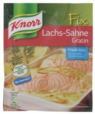 Knorr Fix fr Lachs- Sahne-Gratin