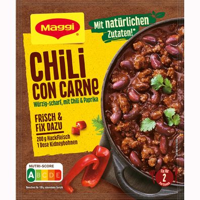 Maggi Fix für Chili con Carne herzhaft feurig und würzig 33g