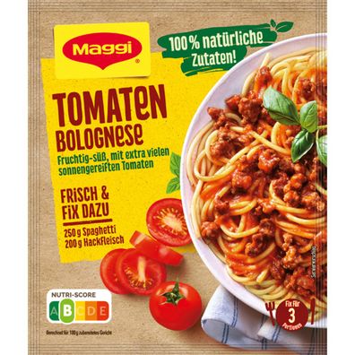 Maggi Fix für Tomaten Bolognese fruchtig tomatig mediterran 50g