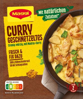 Maggi fix&frisch Curry Geschnetzeltes