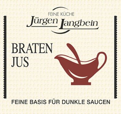 Jürgen Langbein Braten Jus feine Gourmet Paste für dunkle Saucen 50g