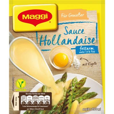 Maggi Für Genießer Sauce Hollandaise fettarm cremig und leicht 31g
