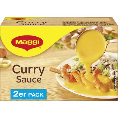 Maggi Curry Sauce für Currywurst und Wokgerichte 60g 2er für 2x 250ml