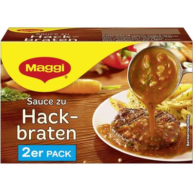 Maggi Sauce zu Hackbraten perfekt zu Fleischgerichten 2er für 2x 250ml