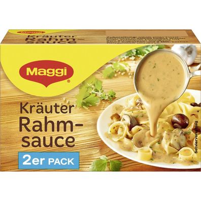 Maggi Kräuter Rahm Sauce perfekt zu Schnitzel 2er für 2x 250ml