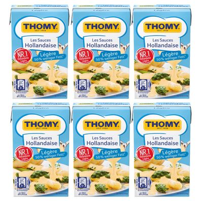 Thomy Les Sauces Hollandaise legere Genuß fettreduziert 250ml 6er Pack