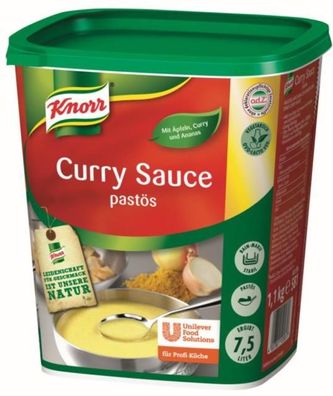 Knorr Curry Sauce pastös 1,1 KG