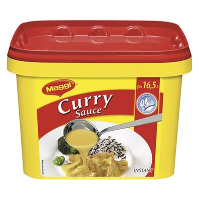Maggi Curry Sauce Instant Ideal für Fleisch und Gemüsegerichten 2100g