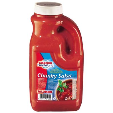 Salomon Chunky Salsa rot stückige Tomatensauce medium hot 2000ml
