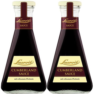 Lacroix Cumberland Sauce mit erlesenem Portwein 200ml 2er Pack