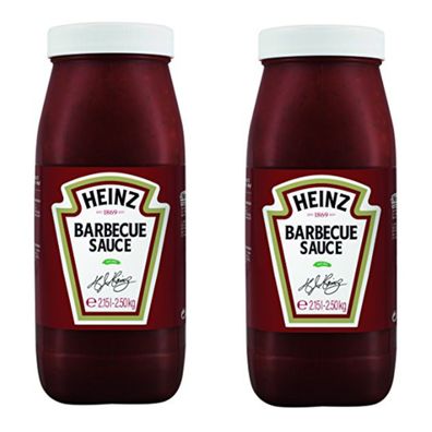 Heinz Barbecue süß pikante Sauce Plastikkanne 2150ml 2er Pack