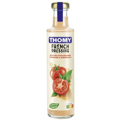 Thomy French Dressing mit süß fruchtigen Tomaten und Meersalz 350ml
