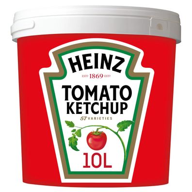 Heinz Tomatenketchup süße dicke Tomatensauce im Eimer 10000ml