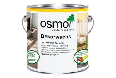 OSMO Dekorwachs | 0,75 l | Ebenholz 3161