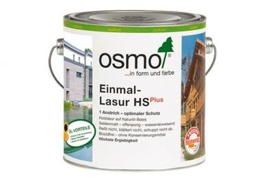 OSMO Einmal Lasur HS Plus | 0,75 l | Rotzeder