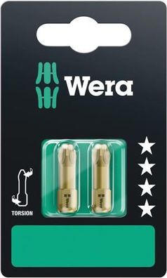 Wera 855/1 TH SB Bits, PZ 3 x 25 mm, 2-teilig