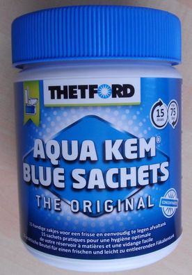 Aqua Kem Sachets 15 Beutel Thetford WC Toilette Sanitär 130332Lg NEU